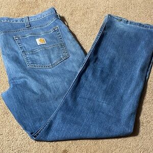 Carhartt Men's Relaxed Fit Size 36X30 Denim Jeans Durable Workwear